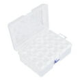 thumbnail image 1 of yuksok Diamond Painting Storage Case Container Secure Sealing Portable Accessorie Crafts Multifunctional Jewelry Beads Organizer Box 24 Grids, 1 of 9