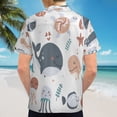 thumbnail image 6 of High Quality Hawaiian Shirts for Men Short Sleeve Aloha Beach Shirt Floral Summer Casual Button Down Shirts Blouses 8LZEUP, 6 of 7