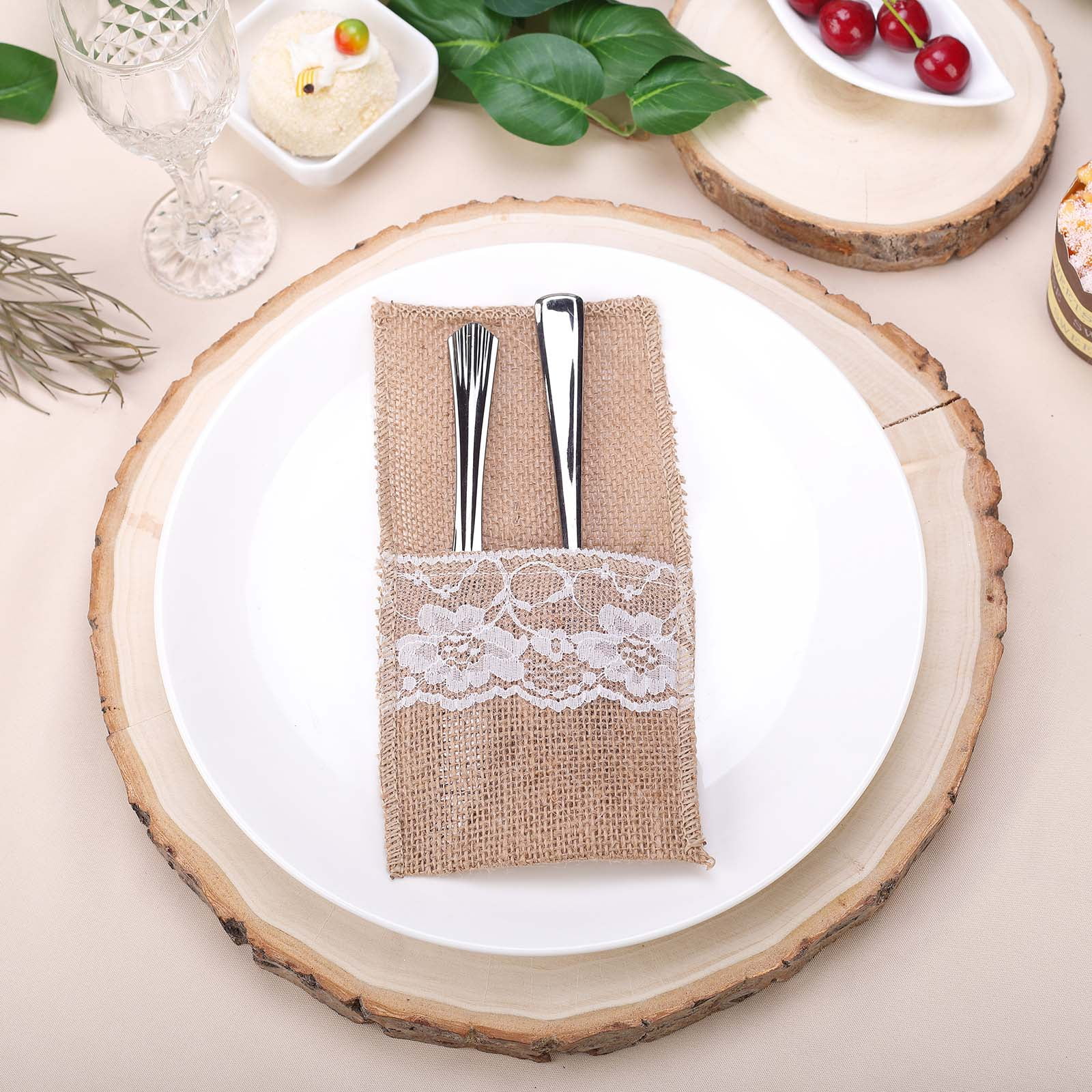 Efavormart 12 15 Rustic Natural Wood Slices Round Poplar Wooden Slab Table Centerpiece Walmart Com Walmart Com