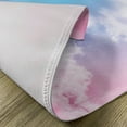 thumbnail image 5 of Ambesonne Pastel Place Mats Set of 4, Fantasy Sky Fog, Standard Size, Pale Pink Aqua White, 5 of 6