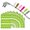Light Green, variant on Colourful Cable Labels Stickers, Tear Self-Adhesive Cable Tags, Waterproof Wire Cord Label Cable Stickers for Marking & Organizing Cables In office, Home, Class (10 PCS)