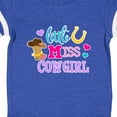 thumbnail image 4 of Inktastic Little Miss Cowgirl with Boots and Horseshoe Girls Baby Bodysuit, 4 of 5