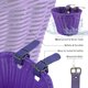 thumbnail image 3 of Calcomanía EIRONA para manillar de bicicleta, color morado, 21 x 16 x 16 cm, hecha a mano, 3 of 6