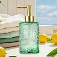 thumbnail image 7 of LEFXSMR Glass Soap Dispenser, Dish & Hand Soap Dispenser Bathroom, Liquid Storage Pump Bottle for Bathroom Kitchen, 12.8 Oz Mint Green, 7 of 7