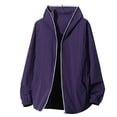 thumbnail image 6 of Annhoo Men Hooded Windbreaker Jacket Lightweight Zip Up Long Sleeve Outerwear with Pockets for Vacation Beach, 6 of 6