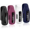 thumbnail image 1 of Huadea Paquete de 4 Fundas con Clip Compatible con Fitbit Inspire 2/Fitbit Inspire 3 Accesorio de Cierre de Clip de Silicona Suave Reemplazo para Fitbit Inspire 2/Inspire 3 (Negro/Blanco/Rojo Vino/Azu, 1 of 1