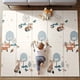 thumbnail image 2 of UANLAUO Baby Play Mat, Reversible, Waterproof Foam Padded Play Mat for Infants, Babies, Toddlers, Plays and Tummy Time, Foldable, 71x59 Inches Baby Crawling mat with Travel Bag for Indoor and Outdoor, 2 of 5