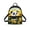 Panda Sunflower Theme, variant on HELLHERO Christmas Snowman Decoration Zipper Closure Small Backpack, Waterproof Women's Travel Shoulder Bag with Front Pocket for Hiking Shopping