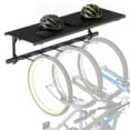 thumbnail image 1 of Soozier Bike Rack for 5 Bikes, Bicycle Rack with Shelf and 5 Hooks, 1 of 10