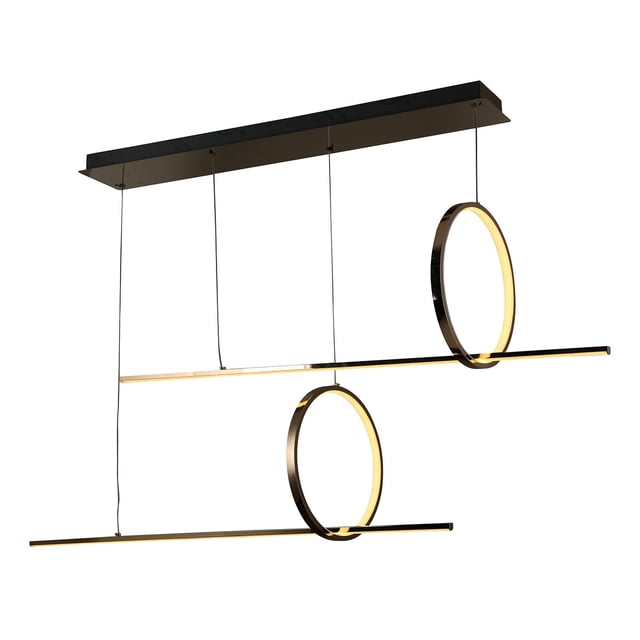 Lámpara Candil Colgante LED Odette Luxica Lighting Dorado