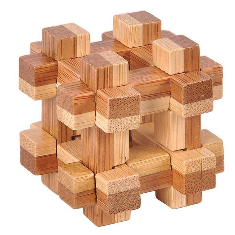 Alextreme 13Pcs 3D Wooden Puzzles Kongming Luban Lock Iq Test Toy for Kid  Teens Adults 3D Jigsaw Puzzles Wooden Puzzle