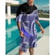 thumbnail image 3 of Conjunto de camiseta y pantalones cortos de playa informales con estampado digital 3D de animales para hombre, 3 of 5
