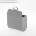 thumbnail image 6 of Unique Bargains Car Trash Can Hanging Car Air Vent Faux Leather Trash Bin 1 Pc Gray, 6 of 7