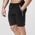 thumbnail image 1 of Jophufed Men's Pants Casual Drawstring Sports Shorts Elastic Waist And Pockets Shorts Pants, 1 of 6