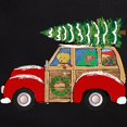 thumbnail image 3 of CafePress - Vintage Christmas Woody Wagon Pajamas - Men's Dark Loose Fit Cotton Pajama Set, 3 of 7