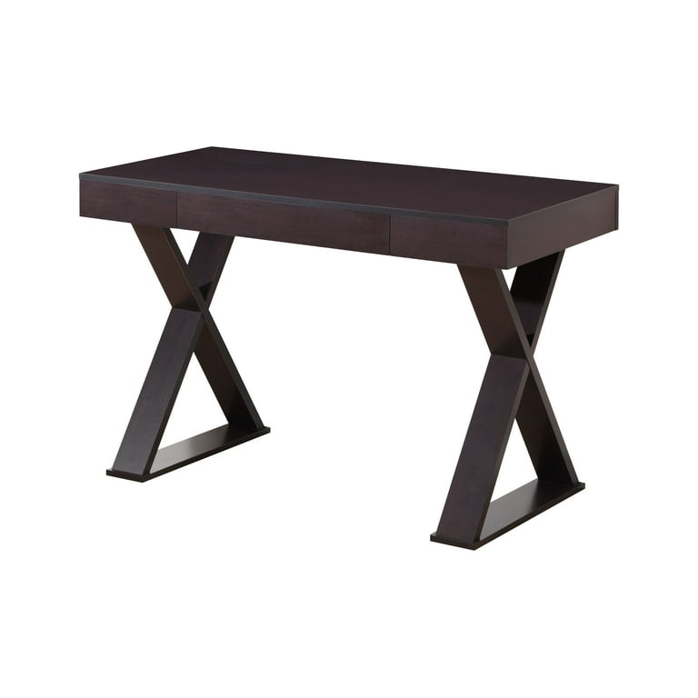 Techni Mobili Trendy Home Office Desk with Drawer Espresso
