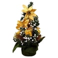 thumbnail image 2 of Naiovety Dormitorio PVC Navidad temática Artificial Mini árbol Hotel portátil de Navidad estante mesita de noche decoración regalo de cumpleaños Kits de decoración para fiestas A-S04 Naiovety HA069269-01, 2 of 6