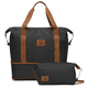 thumbnail image 1 of CshidWorld Bolsa de Viaje Expandible para Mujer - Bolsa de Mano para Fin de Semana y Noche con Bolsillo Húmedo y Bolsa de Aseo, Bolsa de Gimnasio Resistente Al Agua para Fitness, Yoga, Viajes de Nego, 1 of 7