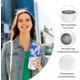 thumbnail image 3 of Vaso delgado con aislamiento de mariposa, taza de café con tapa, azul, 20 oz - Botella de agua reutilizable de acero inoxidable para bebidas frías y calientes, taza de té, café helado, taza de viaje, 3 of 6