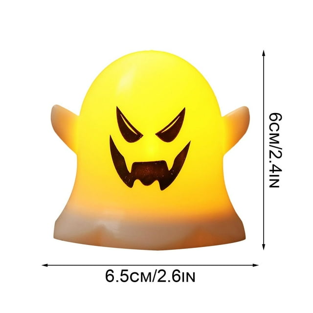 Halloween Night Light Halloween Ghost Lights, Horror Expressions, Candle Lights, And Night Lights