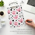 thumbnail image 5 of Coolnut Pig Clipboard, Acrylic Standard A4 Letter Size Clip Board with Low Profile Clip for Office, Classroom, Doctor, Nurse and Teacher Gifts, 5 of 7