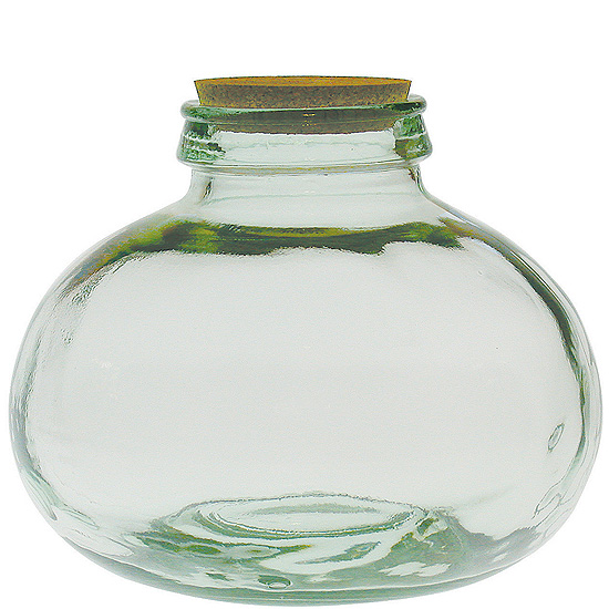 Couronne Company Large Glass Bean Jar, G5054, 270 Ounce Capacity