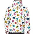 thumbnail image 7 of Uemuo Ladybugs And Flowers Pattern Men's Hoodie - Casual Pullover Hoodie with Kangaroo Pocket, Stylish Hooded Sweatshirt for Everyday Wear-Large, 7 of 7
