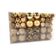 thumbnail image 2 of Paquete de 100 bolas de Navidad Caja de regalo Adornos para árboles de Navidad - Oro Ormromra LN-0882-2, 2 of 4