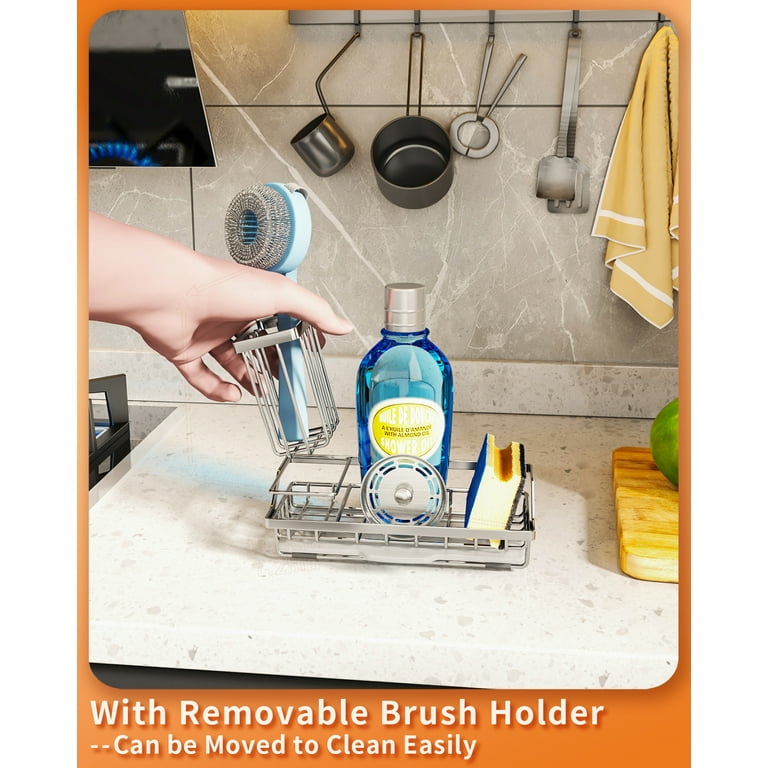 Consumest Sponge Holder for Kitchen Sink, Sink Caddy Kitchen Sink