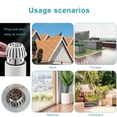 thumbnail image 5 of Dome Floor Drain Cover, Stainless Steel Round Shape Roof Floor Drain Outdoor Gutter Guard Filter for Home Bathroom Yard Balcony Garden Basements (75mm/3in), 5 of 8