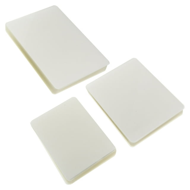 UPOUART Laminating Sheets Protective Plastic Films Transparent Fade-resistant Displaying Items 3 Sets