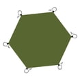 thumbnail image 3 of jinwen Bâche de Camping Hexagonale pour Empreinte de Tente Équipement de Pêche Survie Sans Piquets de Tente, 3 of 9