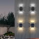 thumbnail image 1 of Fiudx Luces Solares de Pared, Lámparas Led para Vallas de Exterior, Diseño Impermeable Ip65, Encendido y Apagado Automático Desde El Anochecer Hasta El Amanecer, Fácil Instalación, Iluminación para C, 1 of 7