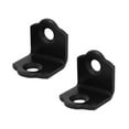 thumbnail image 4 of 18mmx18mmx18mm 90 Degree Angle Bracket Corner Brace Joint Fastener Black 10pcs, 4 of 4