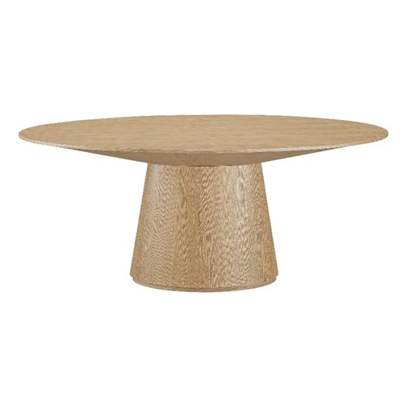 Moe's Home Collection Otago Oval Dining Table Natural Oak Wood Dining Tables