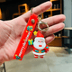 thumbnail image 5 of Llavero con colgante de Papá Noel, llavero de muñeco de nieve navideño, colgante para bolso de coche, regalo, 5 of 5
