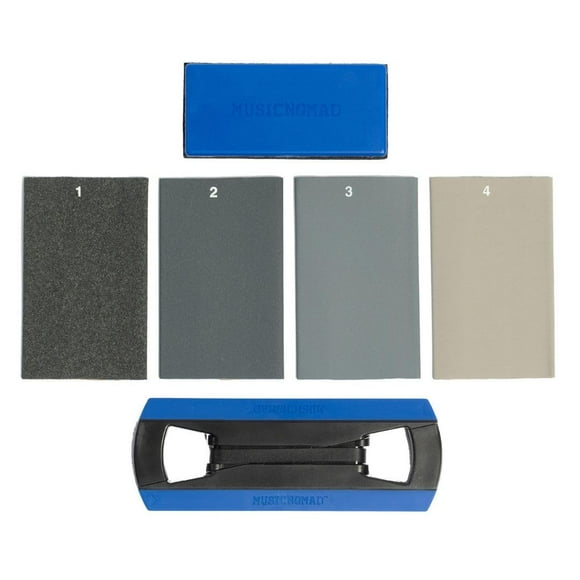 Kit de acabado de trastes MusicNomad Tracers, borradores de trastes, 6 unidades (MN 860)