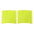 thumbnail image 1 of 20 Pcs Calcomanías para Llantas en Arco, Cintas Decorativas para Llantas de Automóvil de 14-22" Verde Fluorescente Reflectante PET, 1 of 6