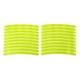 thumbnail image 1 of 20 Pcs Calcomanías para Llantas en Arco, Cintas Decorativas para Llantas de Automóvil de 14-22" Verde Fluorescente Reflectante PET, 1 of 6