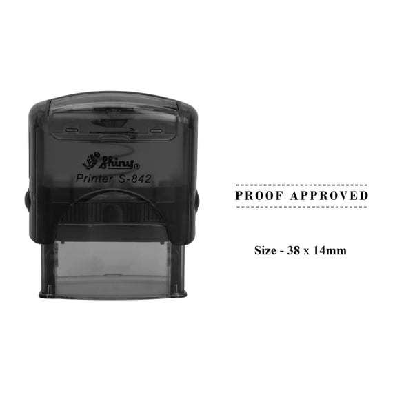 eloria Amount Due Text Self Inking Rubber Stamp Business Custom Stamp Office Stationery