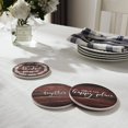 thumbnail image 3 of for Drinks, Set of 6 Absorbent Drink s with Holder, Farmhouse Style Ceramic Drink s with Cork Backing for Table Protection, Housewarming Gifts for New Home, 3 of 8
