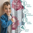 thumbnail image 3 of Blackout Kids Curtains,Pioneer Flower Floral Print Pattern Childrens Insulated Curtains Set Of 2,Bedroom Essentials,Toddler Room Decor 42"x54", 3 of 5