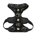 thumbnail image 5 of XMXY No Pull Dog Harness, Dog Pawprint Tracks Background Adjustable Reflective Pet Harness with Oxford Vest, Medium Size, 5 of 9