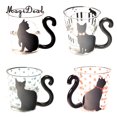thumbnail image 4 of Bangcool Glass Cup Cartoon Cat Tail Handle Milk Glass Cup Tea Mug Coffee Mug, 4 of 7