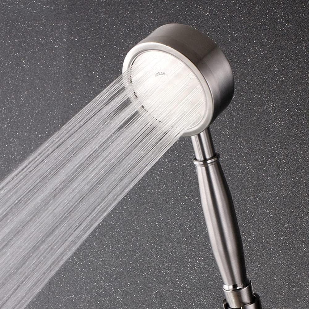 bathtub faucet Wall Mounted Bathtub Faucet with Shower Stainless Steel Shower Set Faucet Cold and Hot Water Multi-Function Bathroom Faucet Brushed-A