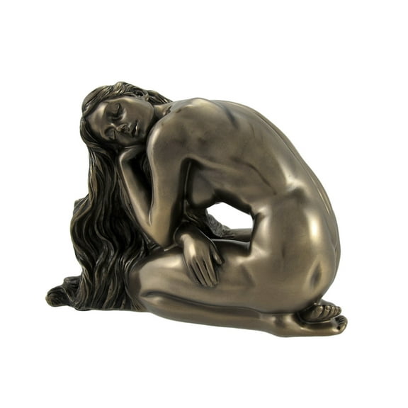 Veronese Design Bronzed  Female Posed Kneeling