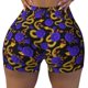 thumbnail image 2 of Fotbe Golden Snake And Purple Rose Shorts Sin Costuras – Shorts Deportivos de Cintura Alta para Mujer, Elásticos para Gimnasio, Yoga, Running o Ciclismo-X-Large, 2 of 8