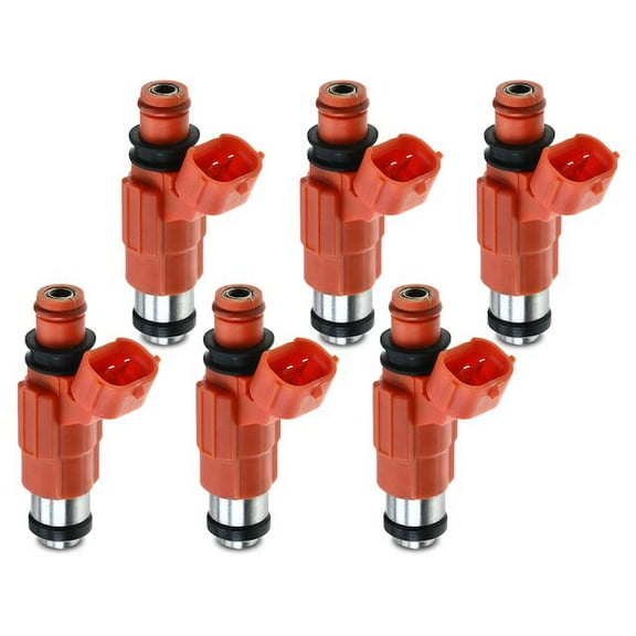 Fuel Injector Set 6 - Compatible with 2001 - 2005 Mitsubishi Eclipse 3.0L V6 2002 2003 2004