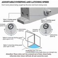 thumbnail image 3 of Automatic Hydraulic Door Closer With Stop Ce, Adjable , Closed 25-45 Kg Doorsilver, 3 of 4