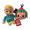 CoComelon JJ and Melon Plush Stuffed Animal Toy Bundle - 8" Plush